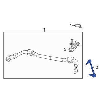Jeep OE - Front Right Suspension Stabilizer Bar Link