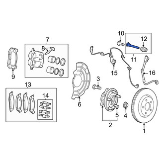 Jeep OE - Rear Disc Brake Caliper Pin