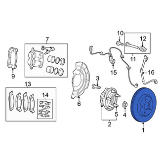 Jeep OE - Front Disc Brake Rotor