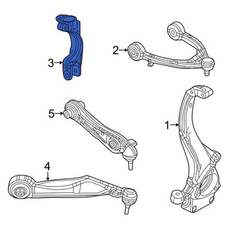 Jeep OE - Front Left Suspension Strut Fork