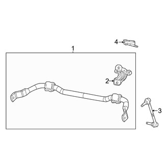 Jeep OE - Front Suspension - Stabilizer Bar & Components