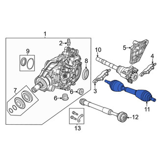 Jeep OE - Front Left CV Axle Assembly