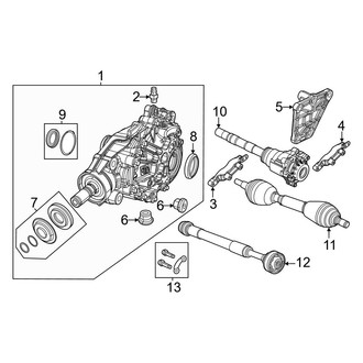 Jeep OE - Front Suspension - Front Axle & Carrier
