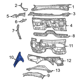 Jeep OE - Left Cowl Support