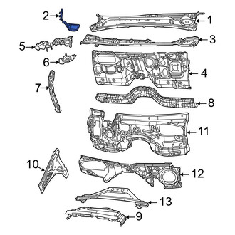 Jeep OE - Right Cowl Side Panel