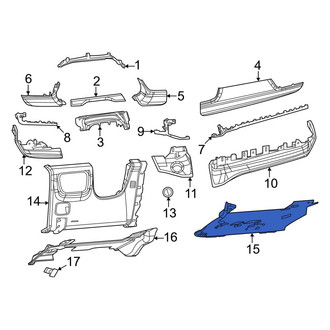 Jeep OE - Right Instrument Panel Trim Panel