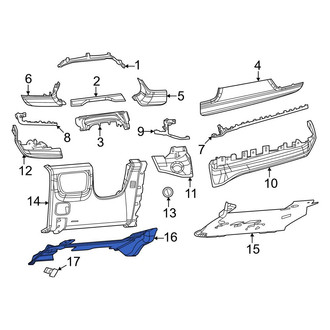 Jeep OE - Left Instrument Panel Trim Panel