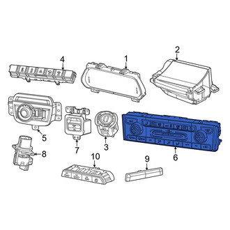 Jeep OE - HVAC Temperature Control Panel