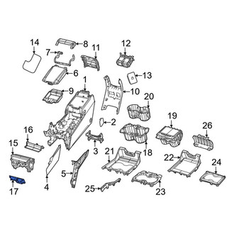 Jeep OE - Front Console Trim Panel