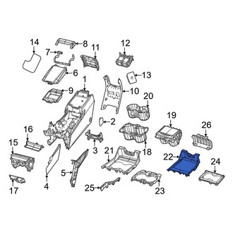 Jeep OE - Center Console Trim Panel