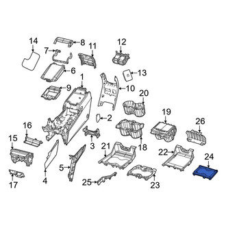 Jeep OE - Console Cup Holder Bezel
