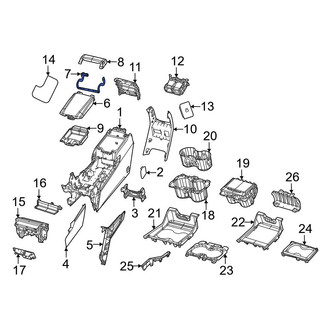 Jeep OE - Console Hinge