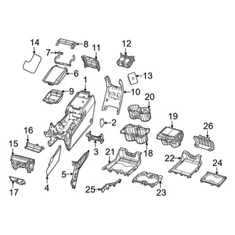 Jeep OE - Front Console