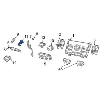 Jeep OE - Front 12 Volt Accessory Power Outlet Cover