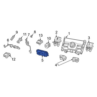 Jeep OE - Front HVAC Temperature Control Panel