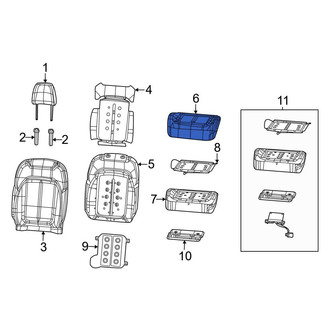 Jeep OE - Rear Seat Cover