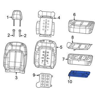 Jeep OE - Front Left Lower Climate Controlled Seat Duct