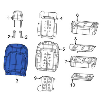 Jeep OE - Rear Right Seat Back Cushion Cover