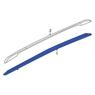 Jeep OE - Right Roof Luggage Carrier Side Rail
