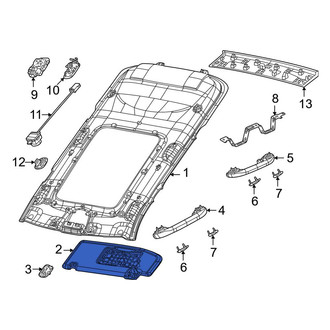 Jeep OE - Right Sun Visor