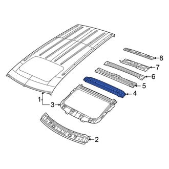 Jeep OE - Front Roof Bow