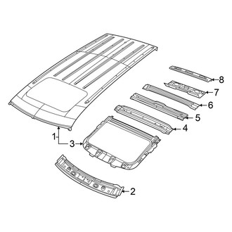 Jeep OE - Roof & Components (With Sunroof), (Altitude / Laredo)