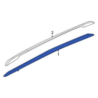 Jeep OE - Left Roof Luggage Carrier Side Rail