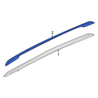 Jeep OE - Right Roof Luggage Carrier Side Rail Bracket
