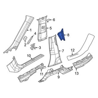 Jeep OE - Center Left Dashboard Air Vent