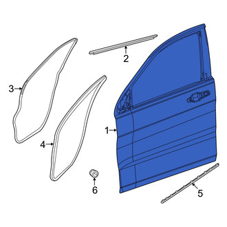 Jeep OE - Front Left Door Shell