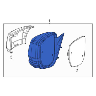 Jeep OE - Front Left Door Mirror