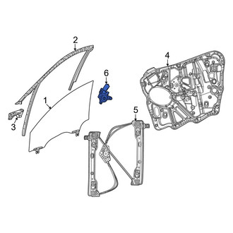 Jeep OE - Front Right Window Motor