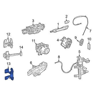 Jeep OE - Front Right Lower Door Hinge
