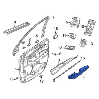 Jeep OE - Front Left Door Armrest