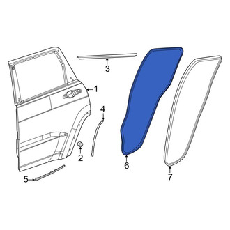Jeep OE - Rear Left Outer Door Seal