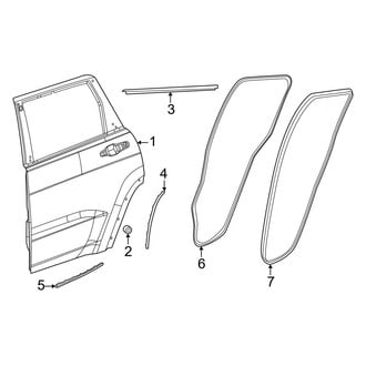 Jeep OE - Rear Door - Door & Components