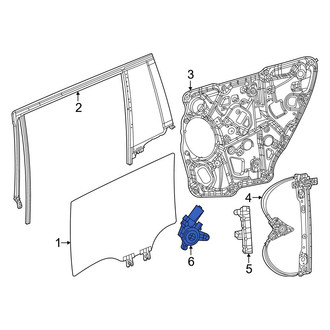 Jeep OE - Front Right Window Motor