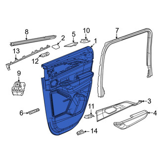 Jeep OE - Front Left Outer Door Outer Panel