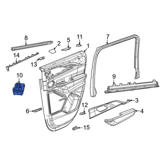 Jeep OE - Rear Left Door Window Switch