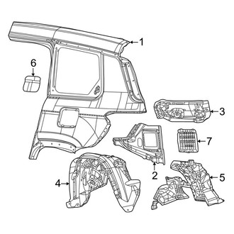 Jeep OE - Quarter Panel & Components