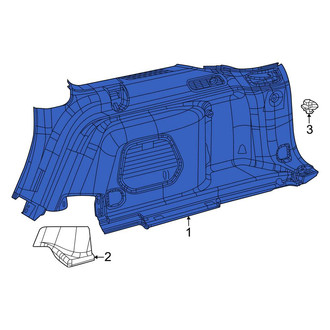 Jeep OE - Rear Right Interior Quarter Panel Trim Panel