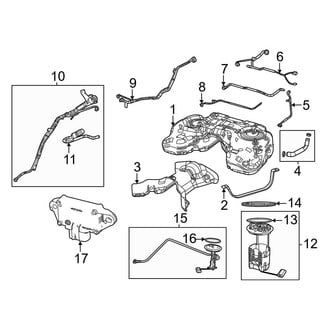 Jeep OE - Fuel System Components (3.6L)