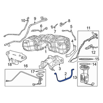 Jeep OE - Left Fuel Tank Strap