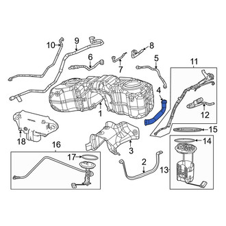 Jeep OE - Lower Fuel Tank Filler Neck