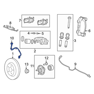 Jeep OE - Rear Right Brake Hydraulic Hose
