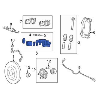 Jeep OE - Front Right Disc Brake Caliper