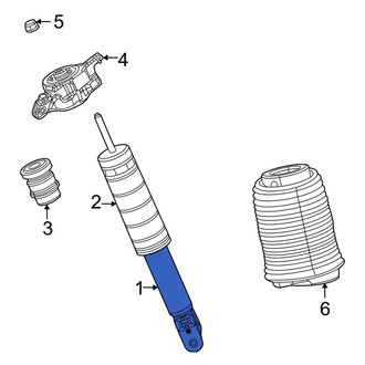 Jeep OE - Front Left Suspension Shock Absorber