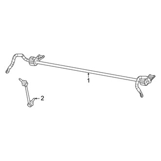 Jeep OE - Rear Suspension - Stabilizer Bar & Components