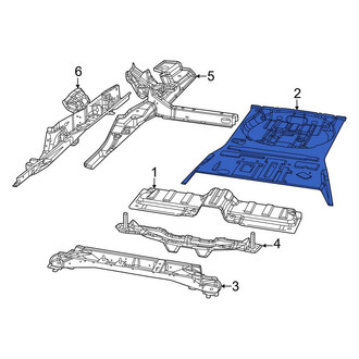 Jeep OE - Rear Forward Floor Pan