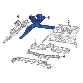 Jeep OE - Rear Left Inner Frame Side Member